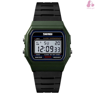 skmei 1412 reloj de pulsera analógico/digital/casual/deportivo con pantalla de hora/alarma/5atm bac
