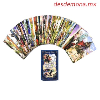 desdemona Everyday Witch Tarot 78 Cards Deck English Tarot Guidance Fate Divination Board Game Playing Card for Family Party