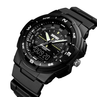 [-FENGSIR-] SKMEI Waterproof Alarm Date Sport Analog Digital LED Backlight Wrist Watch (3)