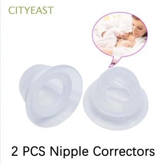 CITYEAST High Quality Nipple Corrector Flat Suction Nipples Aspirator Puller Nipple Massager Pregnant 2 PCS Box Packaging for Flat Inverted Nipples Invisible Nipples Girls Pregnant Accessories/Multicolor