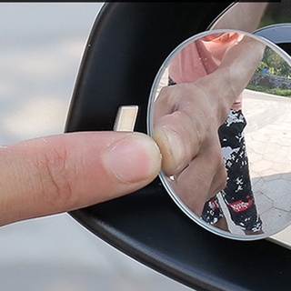 espejo redondo pequeño de coche 360 grados retrovisor de punto ciego espejo convexo