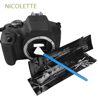 NICOLETTE Cleaning Tool Camera Cleaning kit DSLR Cleaner Swab Sensor Cleaning Swabs 16mm CMOS Sensor 24mm Dust-Free for Camera APS-C Sensors Lens Cleaning Brush