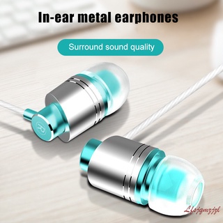 Wired Earphones In-Ear Headset with Microphone Stereo Earbuds 3.5mm for Smart Phone MP3 Laptop PC