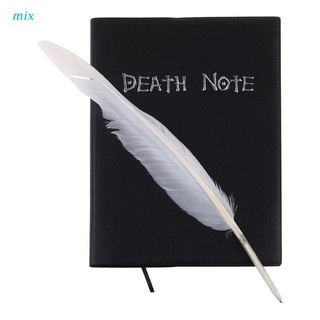 mix New Death Note Cosplay Notebook & Feather Pen Book Animation Art Writing Journal