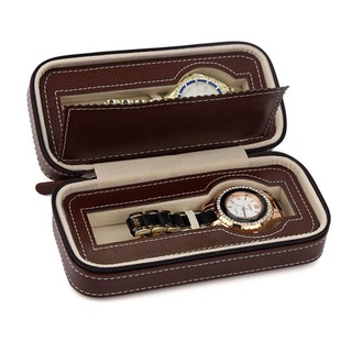 Outdoor Travel Watch Case Portable Zipper Fold book Slot Box Storage Case
