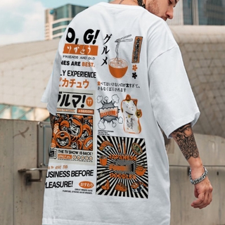 Nuevo spot camiseta de la moda Anime de los hombres sueltos de gran tamaño de manga corta T-shirt Anime formato de impresión pareja Tee Top
