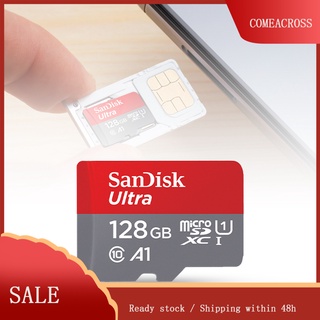Comeacross tarjeta de memoria Sandisk impermeable antimagnética ultrafina de alta velocidad 64GB/128GB/256GB/512GB TF/SD tarjeta de almacenamiento para cámara