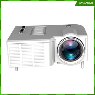 [xmartcyq] mini proyector portátil de videoproyector, proyector de cine en casa multimedia, apto para full hd 1080p