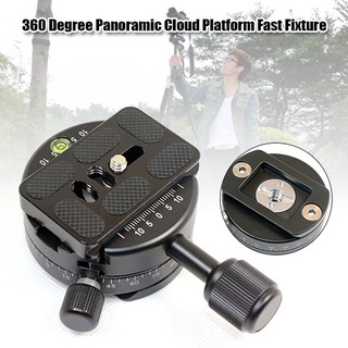 Panoramic Clip Holder 360 Degree Rotation Tripod Head Durable Tools for Camera
