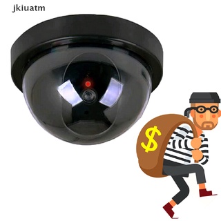 jkiuatm 1pc maniquí falsa vigilancia cctv seguridad domo cámara led luz intermitente modelo mx