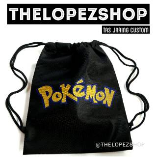 Pokemon Net Bag/poke Pokemon bolsa con cordón