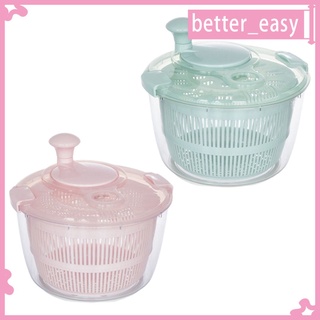 [better_easy] arandela spinner para ensaladas, cesta de drenaje de alimentos, 5 l, secadora de ensaladas, spinners de ensalada con cesta de lavado de verduras, fruta del hogar