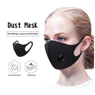 & máscara Unisex con válvula de respiración transpirable cómodo y suave reutilizable (2)