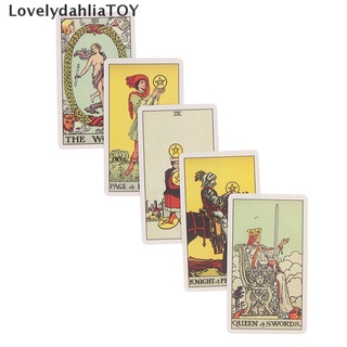 [lovelydahliatoy] tarot original 1909 deck card 1909 rider waite smith tarot juego de mesa adivinación recomendado (9)