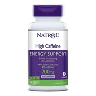 Cafeina Natrol 200mg 100ct