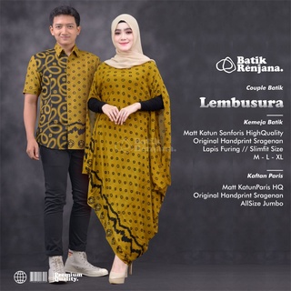 Batik pareja Lembusura Kaftan Batik y manga corta Batik camisa por Renjana
