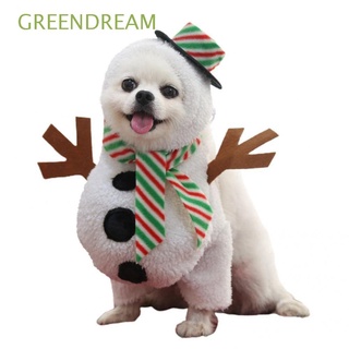 GREENDREAM Otoño Ropa para mascotas Año nuevo Disfraz para perros Ropa para perros Algodón Suministros Cachorro Navidad Sudaderas con capucha Para perros pequeños Gatos Suministros para mascotas