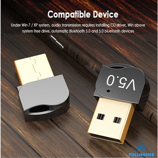 Nuevo Adaptador USB bluetooth 5.0 Receptor De audio Compatible Con win8/10 fullhouse