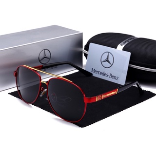 2021 nuevos lentes de sol polarizados de moda retro para hombre Mercedes-Benz (1)