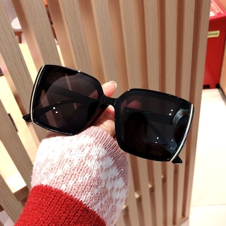 Retro negro cuadrado gafas de sol de las mujeres de plástico de gran tamaño de las señoras gafas de sol de moda gafas de sol Uv400 femenino gran marco gafas de sol