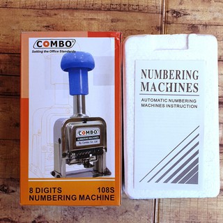 Numeradores de 8 dígitos - máquina de numeración 8 dígitos 108s marca Combo