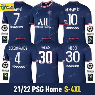2021/22 París Saint-Germain camiseta de Casa tamaño S-4XL 2021-2022 fútbol 21/22 manga corta Hombre fans PSG jersey