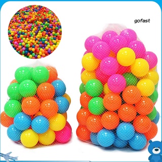 Go-100 pzas pelota suave Colorida Para Piscina océano/ola/juguete deportivo Para bebés