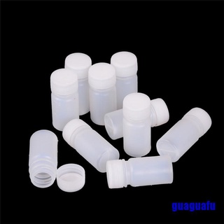 GUA 10X 10ml botellas de plástico reactivos medicina muestra viales soporte líquido herramienta útil (3)