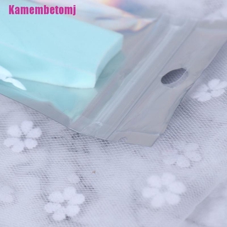 Kamembetomj 100 pzs Mochila con cierre láser De aluminio Transparente con cierre Para empaque (5)