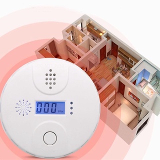 YIN pantalla Digital del hogar monóxido de carbono alarma inteligente Detector de fugas de Gas alerta sistema de alarma de Gas Sensor de trabajo alarma seguridad hogar protección contra incendios equipo
