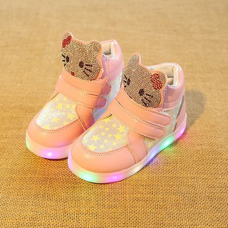 Zapatillas de deporte LED de Hello Kitty para niños