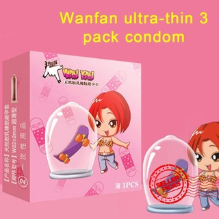 3 preservativos súper delgados para parejas Y8G1