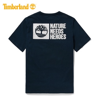 timberland timberland camiseta de manga corta con cuello redondo casual estampado para hombre | a2ffd