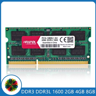 Laptop Ram 2gb 4gb 8gb DDR3 2gb 4gb 8gb 1600 Mhz Pc3-12800 So-Dimm Memory Ram 2g 4g 8g DDR3L 1600mhz PC3L-12800 Memoria Notebook (1)