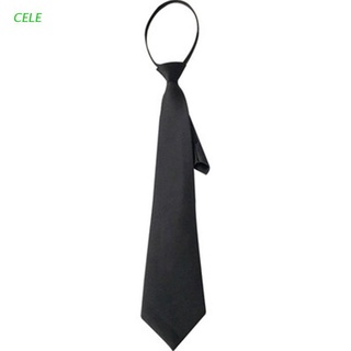 Cele/corbata de hombre/mujer/retro/color sólido/negro/ajustable/Pre-Tida/fiesta Para fiesta