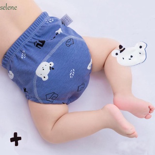 selene lavable bebé pañales reutilizables bebé entrenamiento pantalones cortos de dibujos animados pañal recién nacido impermeable animal caramelo bebé pulpo algodón