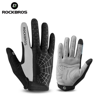 Rockbros Spider - guantes de bicicleta de dedo completo (S109)