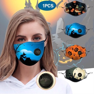 Halloween Outdoor Adult Protect Mask Washable With Breather Valve Reusable Mask(gfjes5346dxf.mx )
