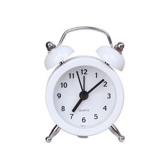 yzz portátil lindo mini batería redonda reloj despertador mesa de escritorio mesita de noche relojes decoración (7)