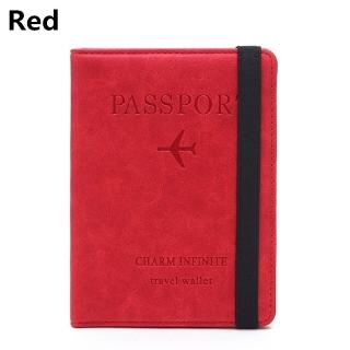 RFID cuero bolsa de pasaporte multifunción paquete de documentos portátil de viaje ultrafino pasaporte titular (5)