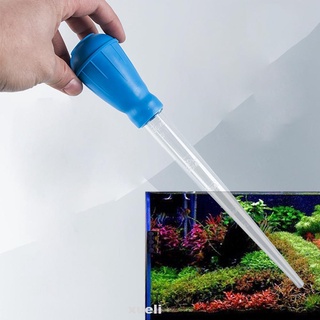 Cambiador de agua acuario sifón Durable Manual exprimir bomba limpiador (5)