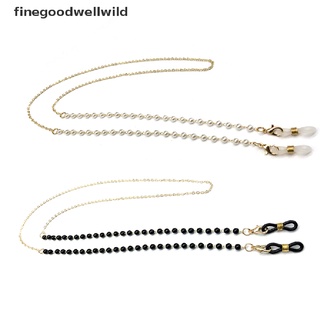[finegoodwellwild] mujeres de moda perlas gafas de sol cadenas de gafas cadenas antideslizante cordón cordón nuevo stock