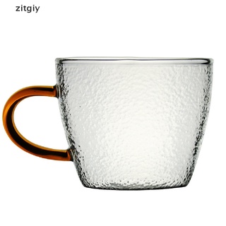 [Zitgiy] Glass Cup Heat resistant Glass Water Cup With Handle Tea Milk Drink Juice Cup DJTZ