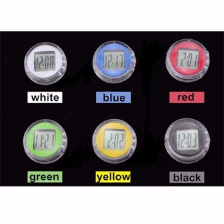 cambiable nuevo reloj digital medidores de pantalla de motocicleta reloj auto tiempo mini impermeable medidor/multicolor (2)