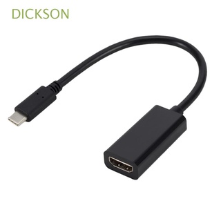 DICKSON Monitor Adaptador televisión Cable tipo C a HDMI Tipo-C a HDMI USB C AV 4K Hombre a mujer Convertidor/Multicolor