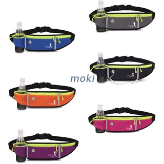 mok. deporte cinturón cintura pack bolsa de agua botella titular bolsa reflectante ciclismo senderismo al aire libre