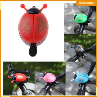 [xmazraxk] encantador divertido escarabajo mariquita anillo de insectos campana de bicicleta para ciclismo bicicleta de paseo alarma bicicleta de montaña trompeta cuerno