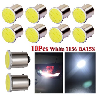 10 piezas Foco bombillas LED para lámpara de señal de giro luces de marcha atrás de respaldo BA15S 1156 1141