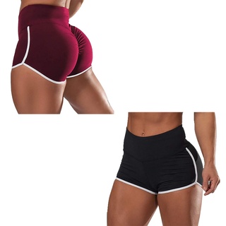 Dama pantalones cortos de Running deportes entrenamiento cintura alta Butt Lifting
