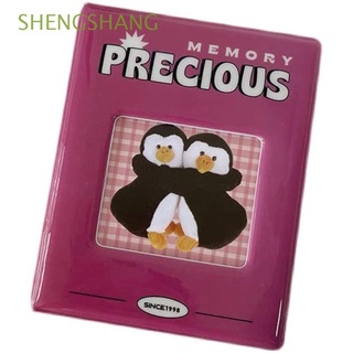 SHENGSHANG Business Card Bag Photocards Collect Book Binders Albums Card Holder Kpop Photo Album School Stationery Picture Case Photo Holder 3 inch Polaroid Album INS Photo Storage/Multicolor